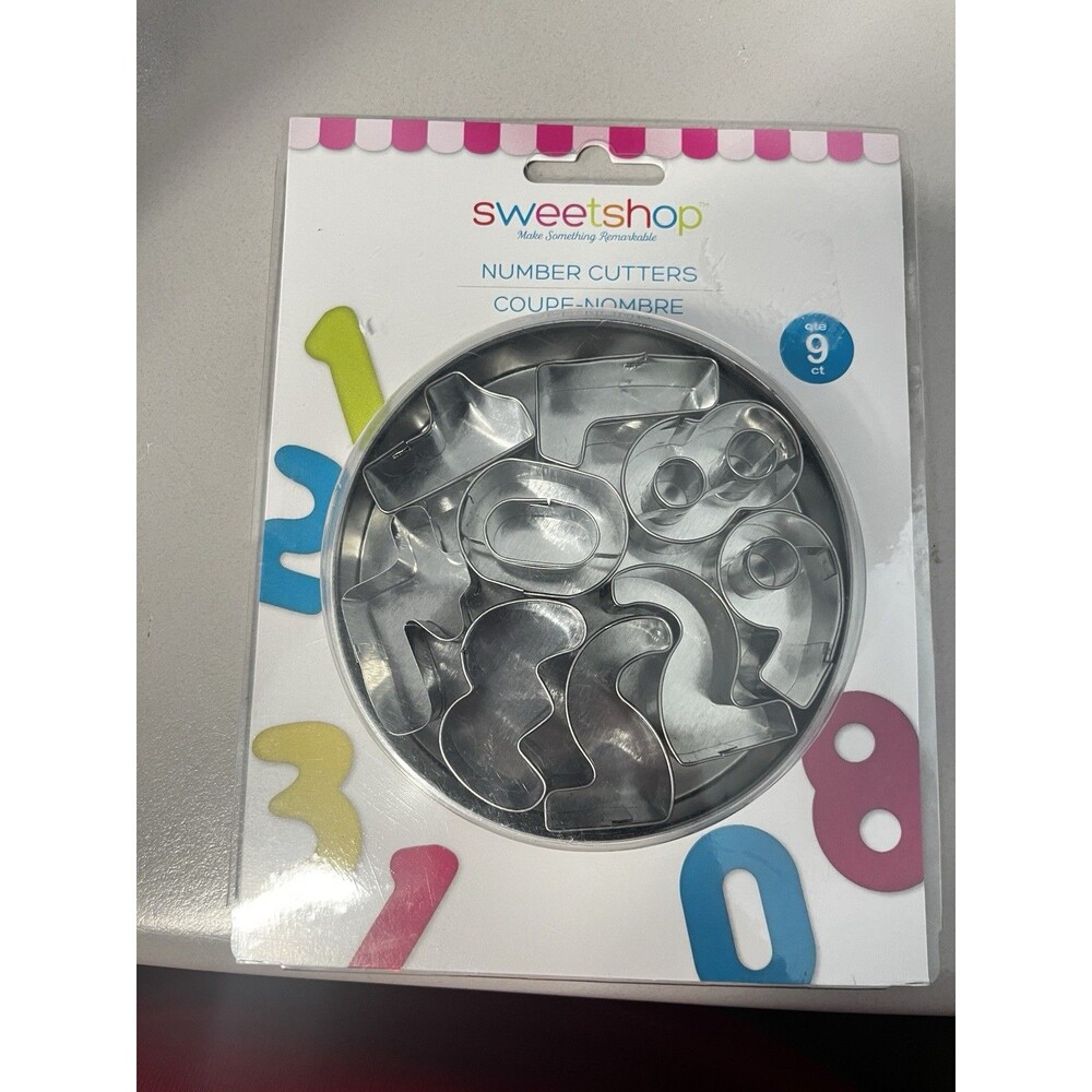 Sweetshop Number Cookie Cutters  Decorating New Year Birthday Anniversary Party